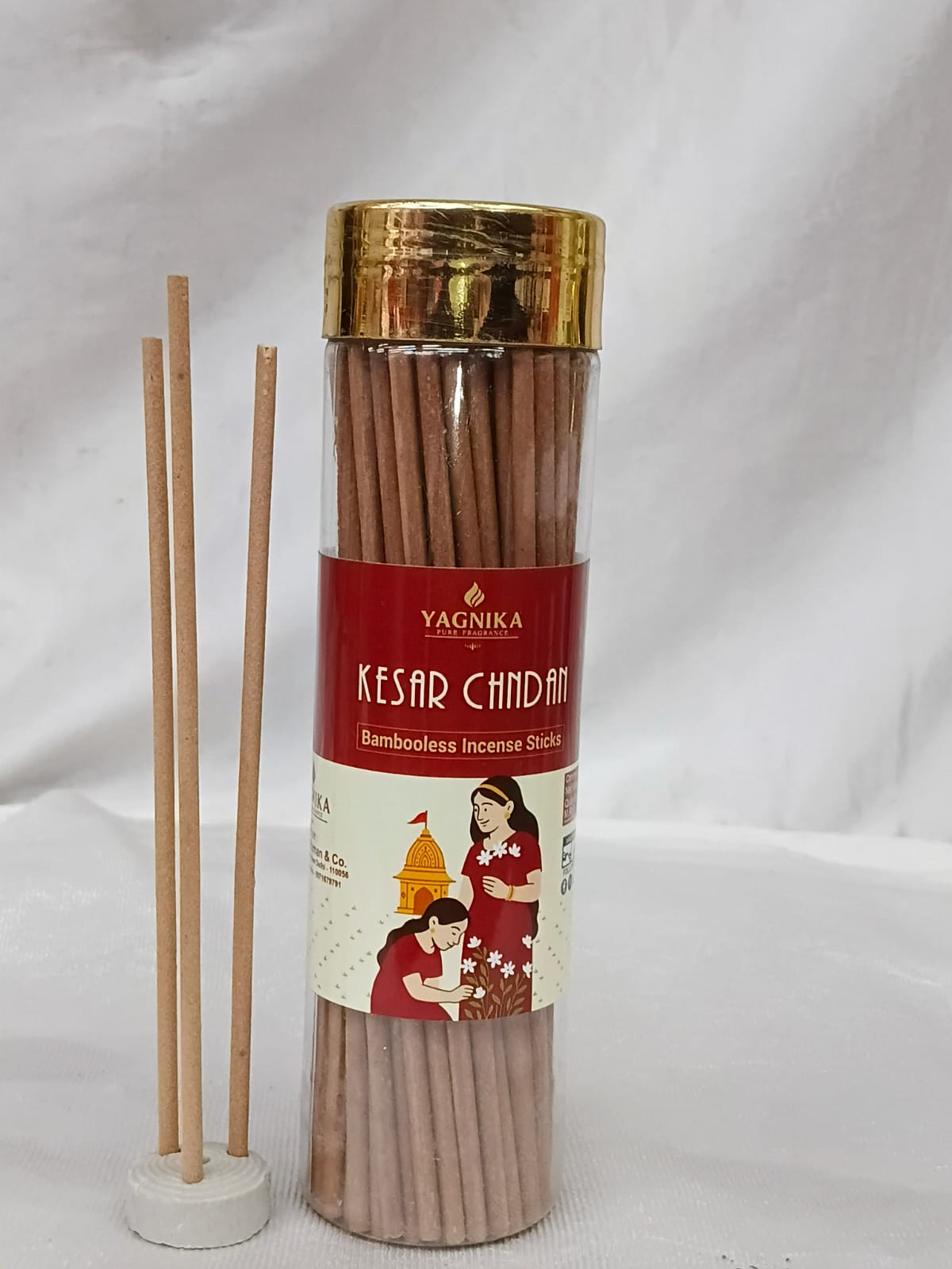Kesar Chandan Bambooless sticks