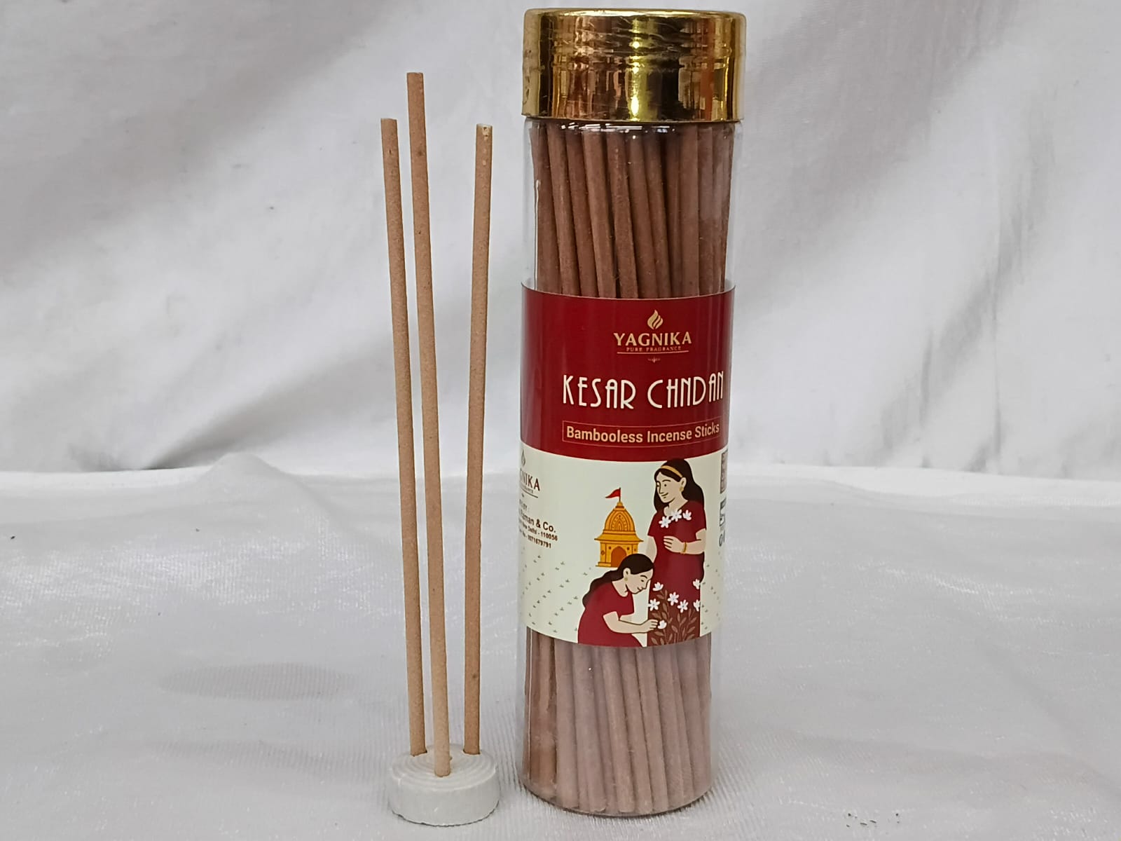 Kesar Chandan Bambooless sticks