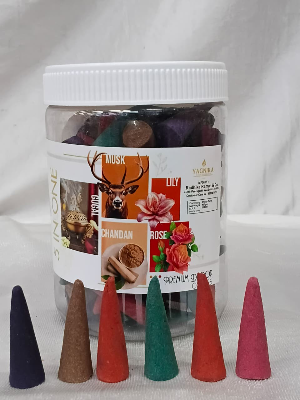 5 in 1 Premium Dhoop cones