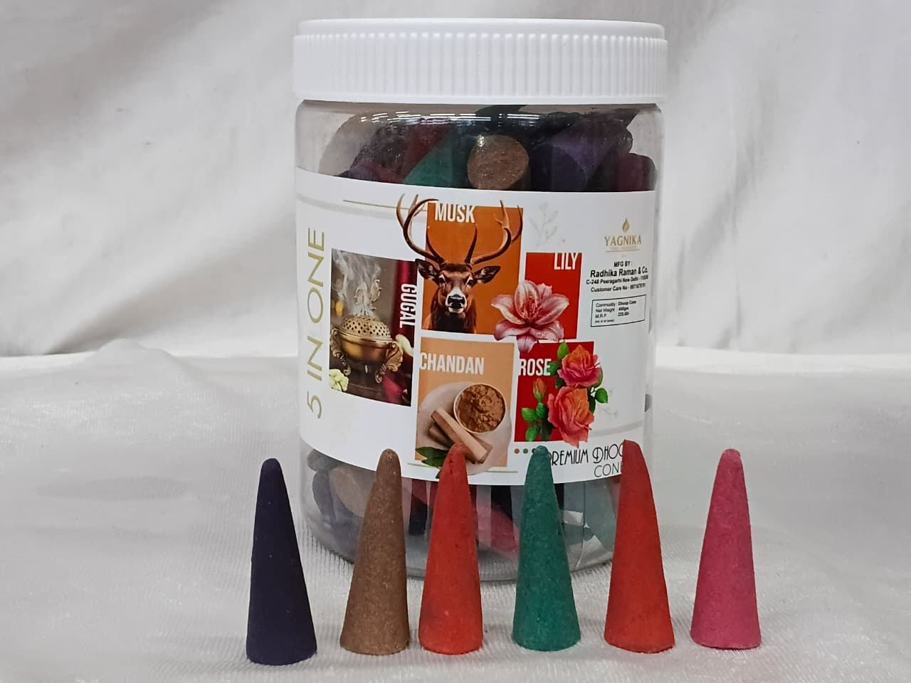 5 in 1 Premium Dhoop cones