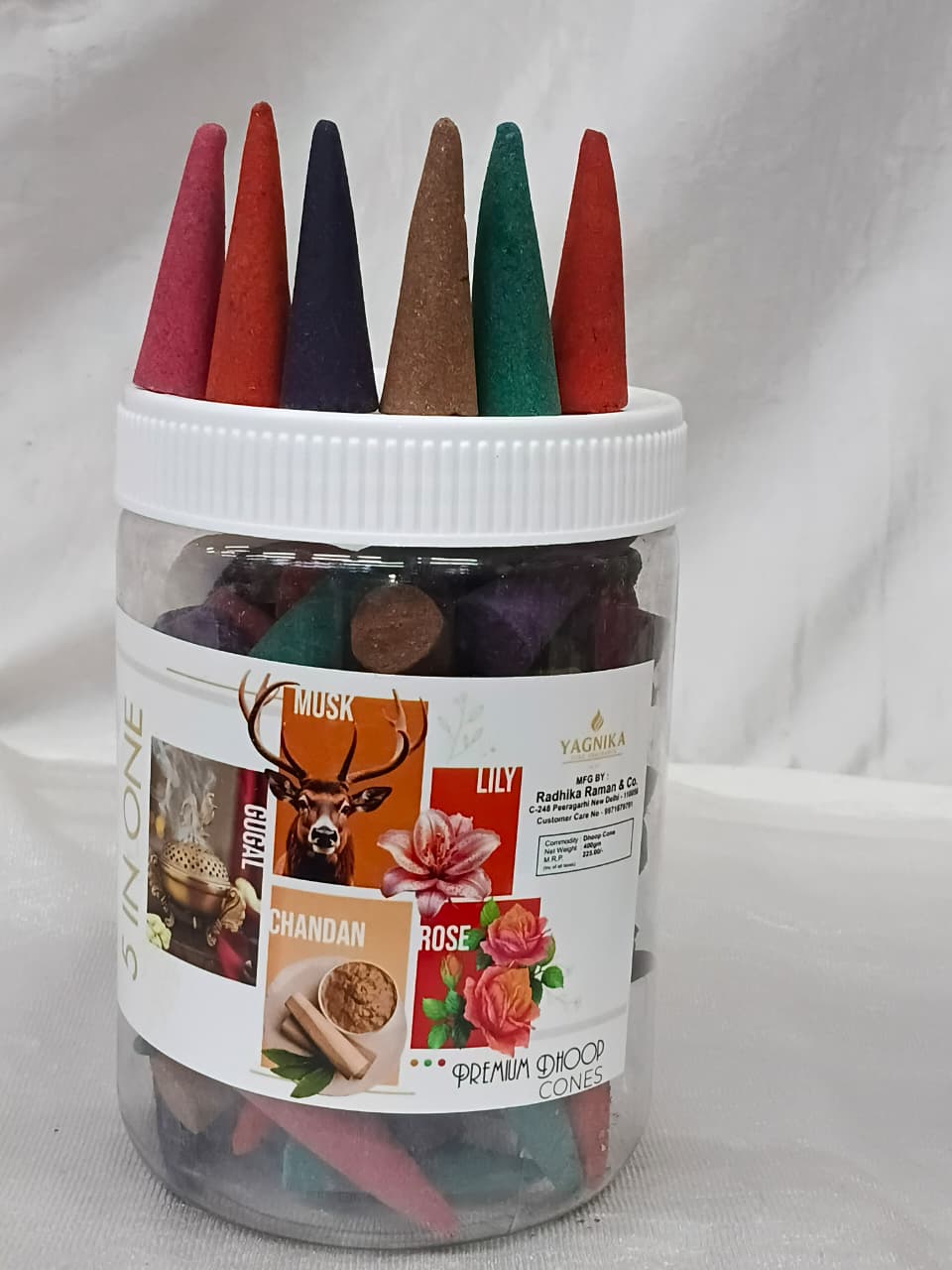 5 in 1 Premium Dhoop cones